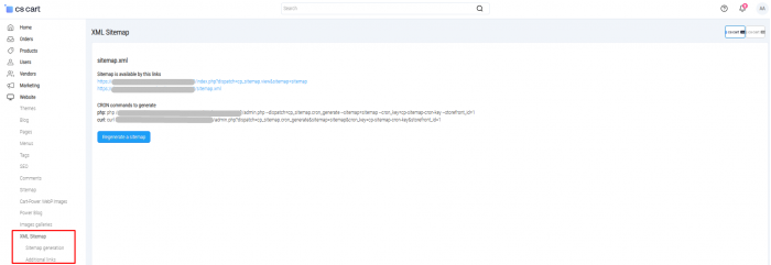 Расширенная XML карта сайта: Генерация по CRON