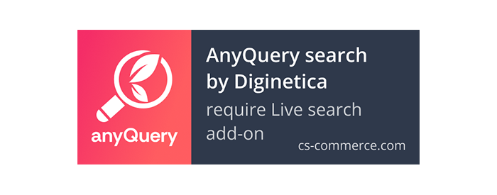 Поиск AnyQuery от Diginetica на вашем сайте (на базе модуля "Живой поиск")