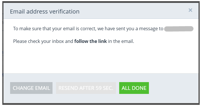 Верификация Email для пользователей: Верификация Email в гостевом заказе