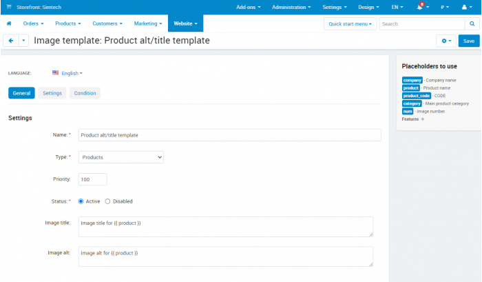 Template for product images 2