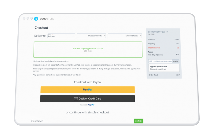 PayPal SDK checkout