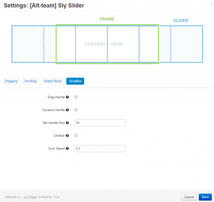 scrollbar